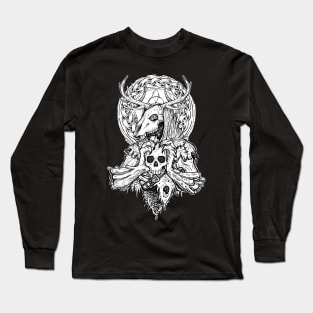 Forest demon from slavic mythology witcher Long Sleeve T-Shirt